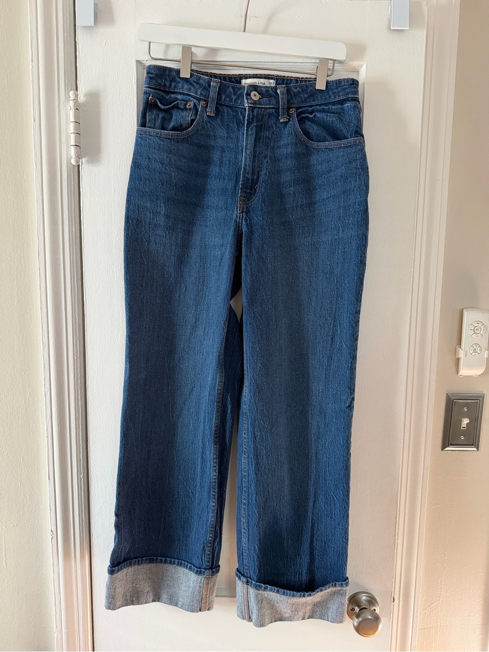 Abercrombie & Fitch High-Rise Blue Denim Jeans